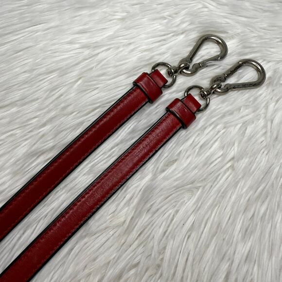 COACH Red Silver Replacement Shoulder Strap - Picture 7 of 7